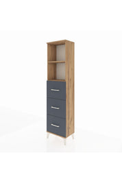Arges Dolap 2 Raflı 3 Çekmeceli 44x30x182 - S22M052V8A