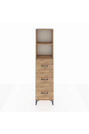 Arges Dolap 2 Raflı 3 Çekmeceli 44x30x182 - S22M052V9A
