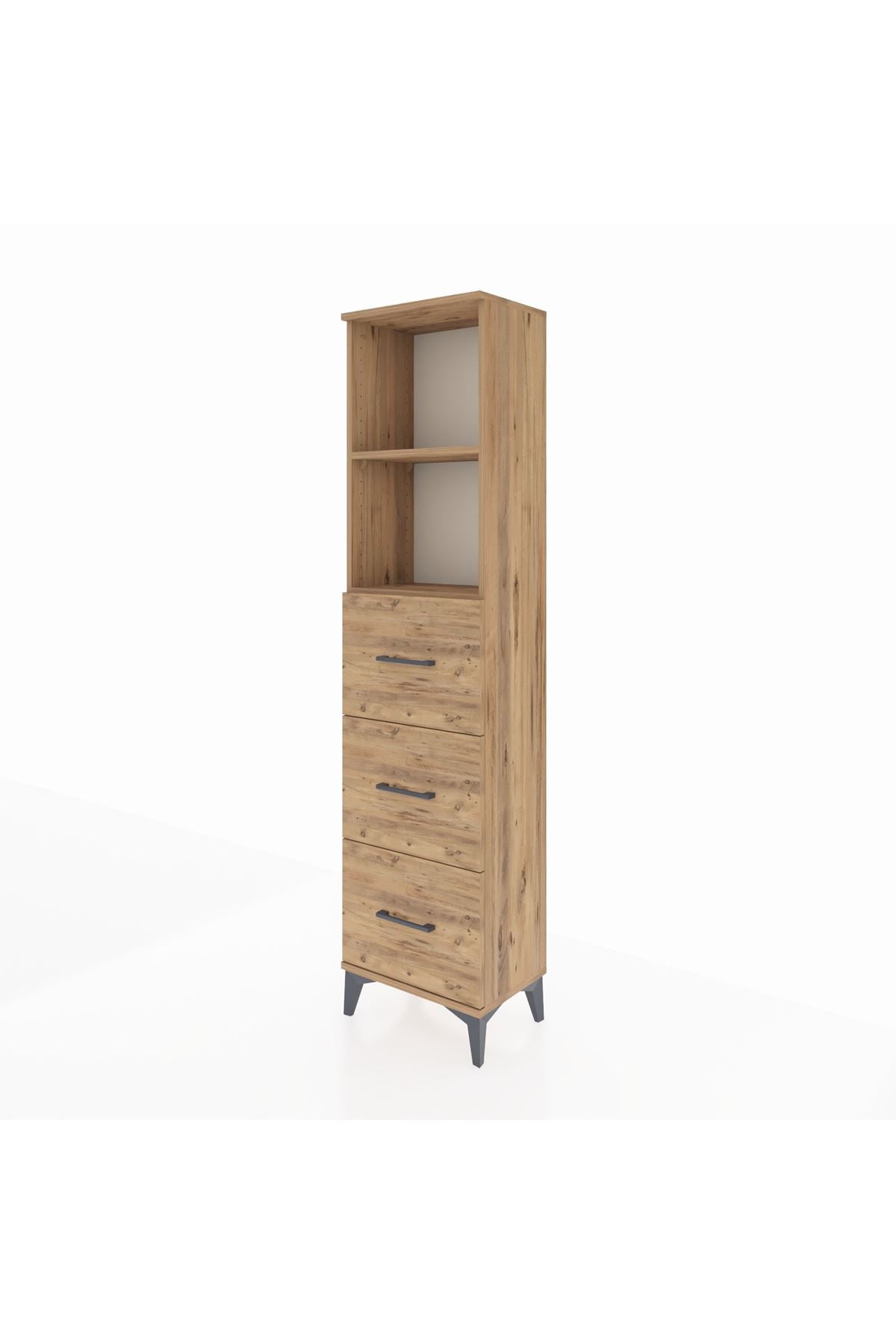 Arges Dolap 2 Raflı 3 Çekmeceli 44x30x182 - S22M052V9A