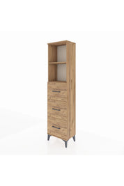 Arges Dolap 2 Raflı 3 Çekmeceli 44x30x182 - S22M052V9A
