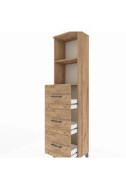 Arges Dolap 2 Raflı 3 Çekmeceli 44x30x182 - S22M052V9A