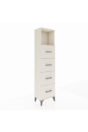 Arges Dolap Tek Raflı 4 Çekmeceli 44x30x182 - S22M053V1A