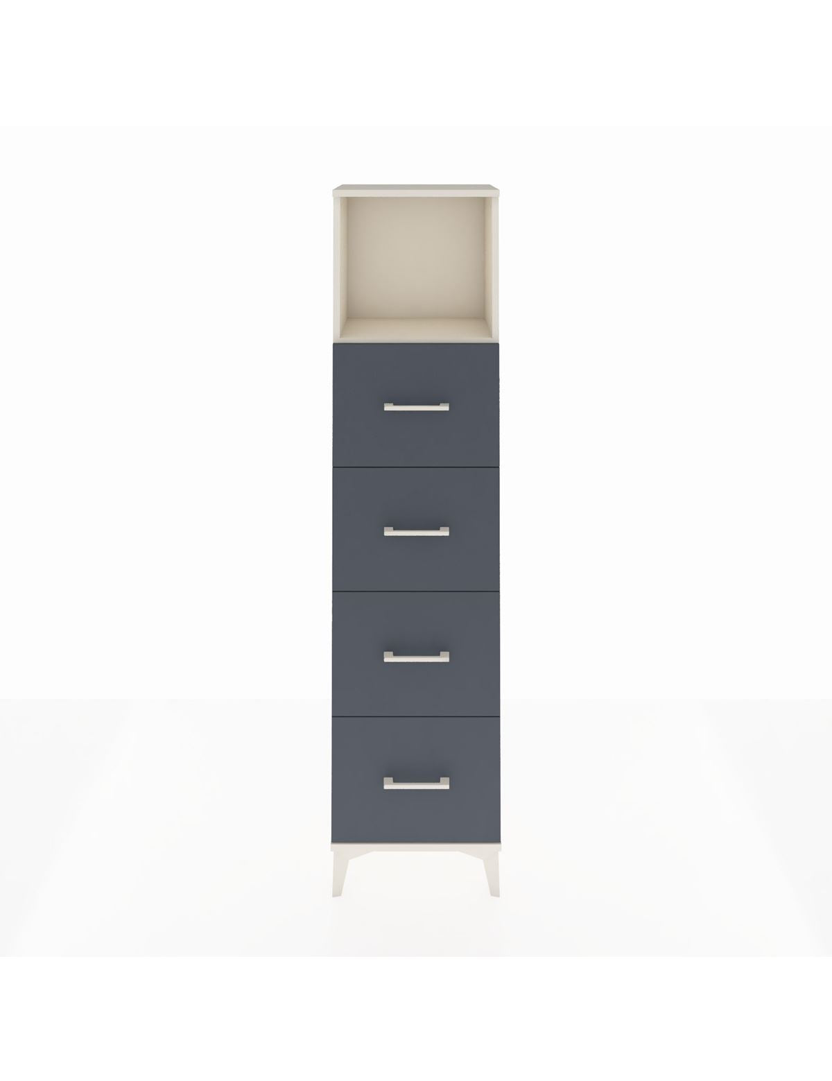 Arges Dolap Tek Raflı 4 Çekmeceli 44x30x182 - S22M053V2A