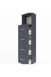 Arges Dolap Tek Raflı 4 Çekmeceli 44x30x182 - S22M053V5A
