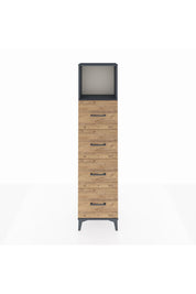 Arges Dolap Tek Raflı 4 Çekmeceli 44x30x182 - S22M053V6A