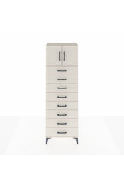 Arges Dolap 2 Raflı 8 Çekmeceli 2 Kapaklı 60x30x182 - S23M001V1A
