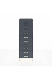 Arges Dolap 2 Raflı 8 Çekmeceli 2 Kapaklı 60x30x182 - S23M001V2A