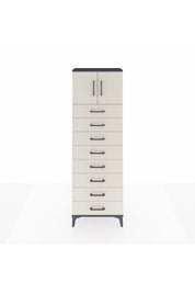Arges Dolap 2 Raflı 8 Çekmeceli 2 Kapaklı 60x30x182 - S23M001V4A