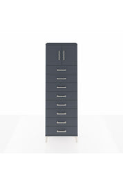 Arges Dolap 2 Raflı 8 Çekmeceli 2 Kapaklı 60x30x182 - S23M001V5A