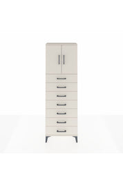 Arges Dolap 2 Raflı 7 Çekmeceli 2 Kapaklı 60x30x182 - S23M002V1A