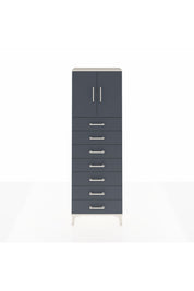 Arges Dolap 2 Raflı 7 Çekmeceli 2 Kapaklı 60x30x182 - S23M002V2A