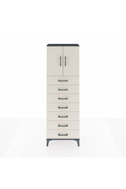 Arges Dolap 2 Raflı 7 Çekmeceli 2 Kapaklı 60x30x182 - S23M002V4A