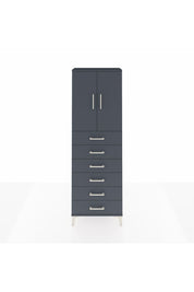 Arges Dolap 2 Raflı 6 Çekmeceli 2 Kapaklı 60x30x182 - S23M003V5A