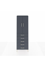 Arges Dolap 3 Raflı 5 Çekmeceli 2 Kapaklı 60x30x182 - S23M004V5A