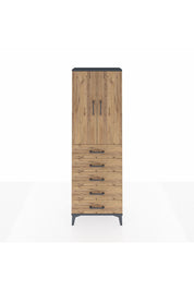 Arges Dolap 3 Raflı 5 Çekmeceli 2 Kapaklı 60x30x182 - S23M004V6A