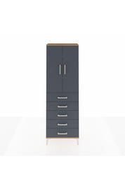 Arges Dolap 3 Raflı 5 Çekmeceli 2 Kapaklı 60x30x182 - S23M004V8A