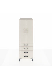 Arges Dolap 3 Raflı 4 Çekmeceli 2 Kapaklı 60x30x182 - S23M005V1A