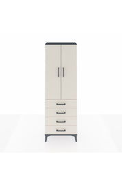 Arges Dolap 3 Raflı 4 Çekmeceli 2 Kapaklı 60x30x182 - S23M005V4A