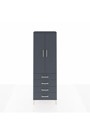 Arges Dolap 3 Raflı 4 Çekmeceli 2 Kapaklı 60x30x182 - S23M005V5A