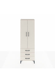 Arges Dolap 4 Raflı 3 Çekmeceli 2 Kapaklı 60x30x182 - S23M006V1A