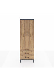 Arges Dolap 4 Raflı 3 Çekmeceli 2 Kapaklı 60x30x182 - S23M006V6A