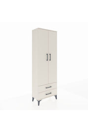 Arges Dolap 5 Raflı 2 Çekmeceli 2 Kapaklı 60x30x182 - S23M007V1A