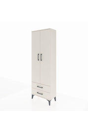 Arges Dolap 5 Raflı 2 Çekmeceli 2 Kapaklı 60x30x182 - S23M007V1A