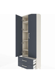 Arges Dolap 5 Raflı 2 Çekmeceli 2 Kapaklı 60x30x182 - S23M007V2A