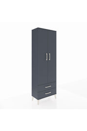 Arges Dolap 5 Raflı 2 Çekmeceli 2 Kapaklı 60x30x182 - S23M007V5A