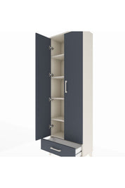 Arges Dolap 5 Raflı Tek Çekmeceli 2 Kapaklı 60x30x182 - S23M008V2A