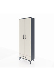 Arges Dolap 5 Raflı Tek Çekmeceli 2 Kapaklı 60x30x182 - S23M008V4A