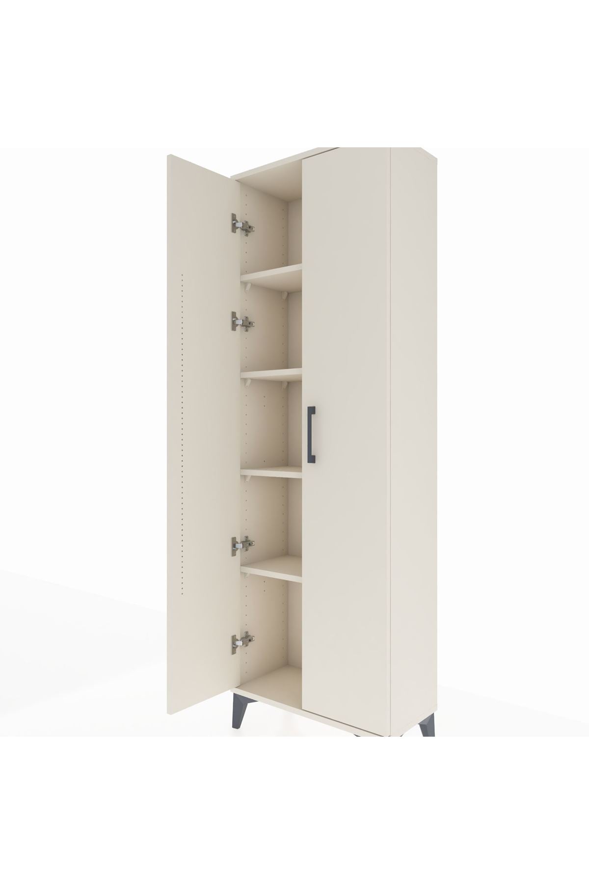 Arges Dolap 4 Raflı 2 Kapaklı 60x30x182 - S23M009V1A