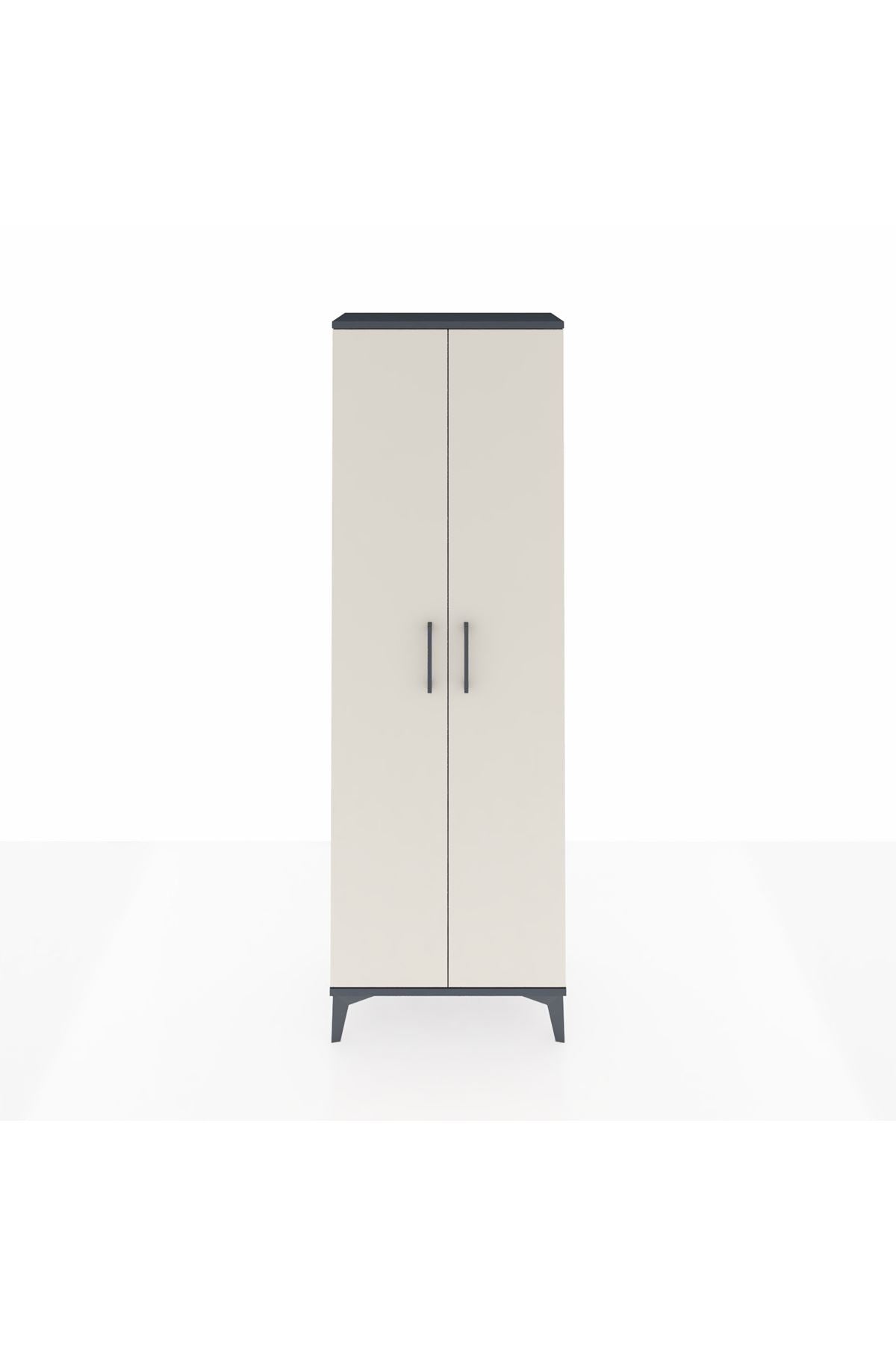 Arges Dolap 4 Raflı 2 Kapaklı 60x30x182 - S23M009V4A