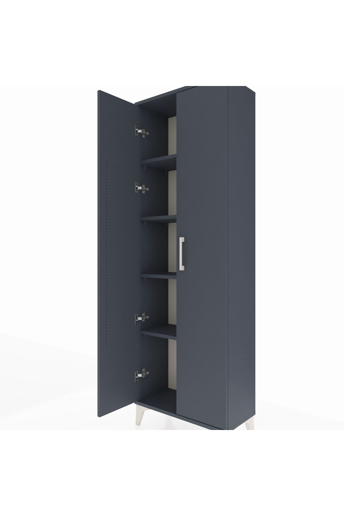 Arges Dolap 4 Raflı 2 Kapaklı 60x30x182 - S23M009V5A