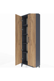 Arges Dolap 4 Raflı 2 Kapaklı 60x30x182 - S23M009V6A