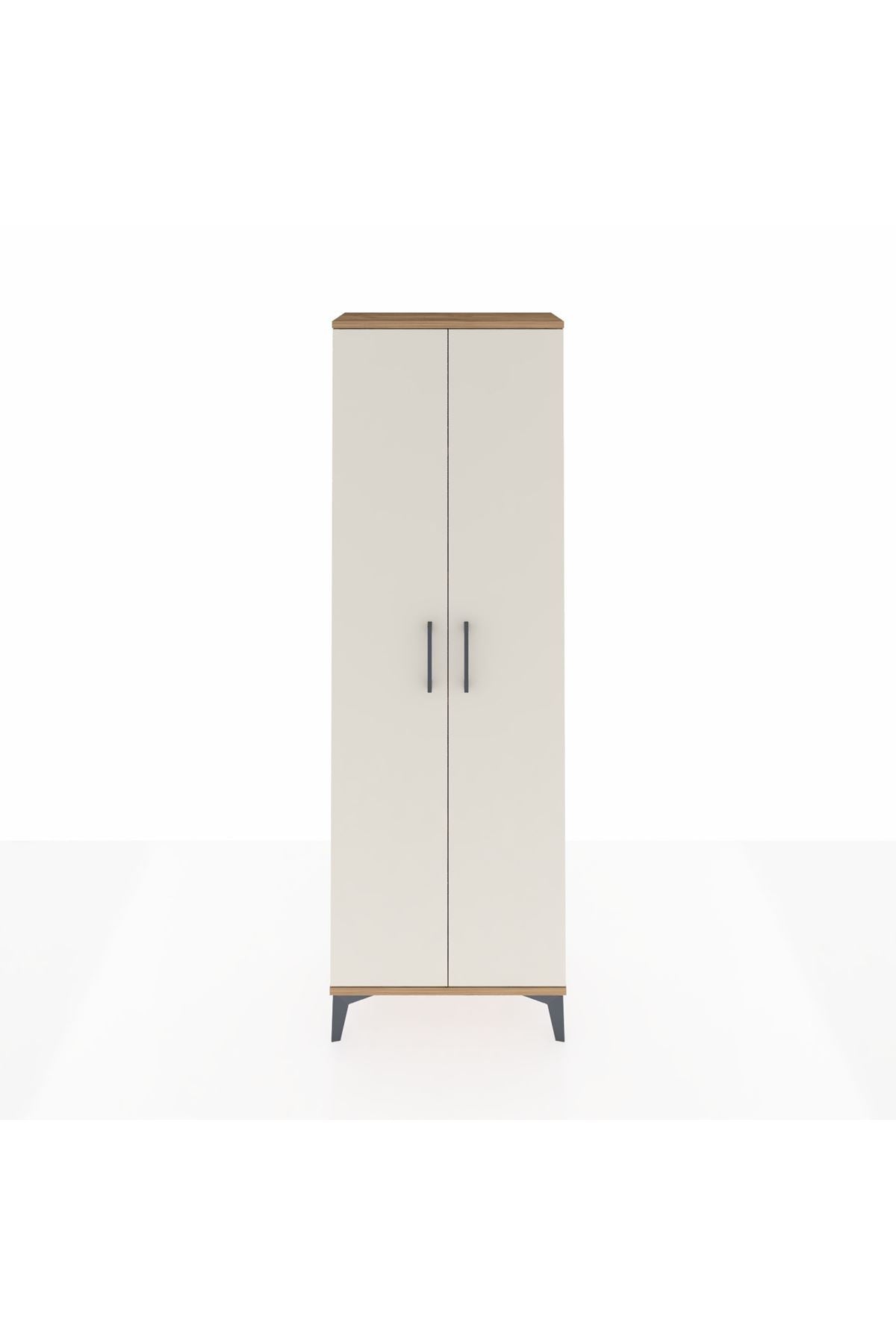 Arges Dolap 4 Raflı 2 Kapaklı 60x30x182 - S23M009V7A