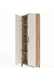 Arges Dolap 4 Raflı 2 Kapaklı 60x30x182 - S23M009V7A