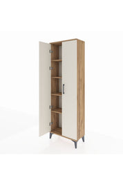Arges Dolap 4 Raflı 2 Kapaklı 60x30x182 - S23M009V7A
