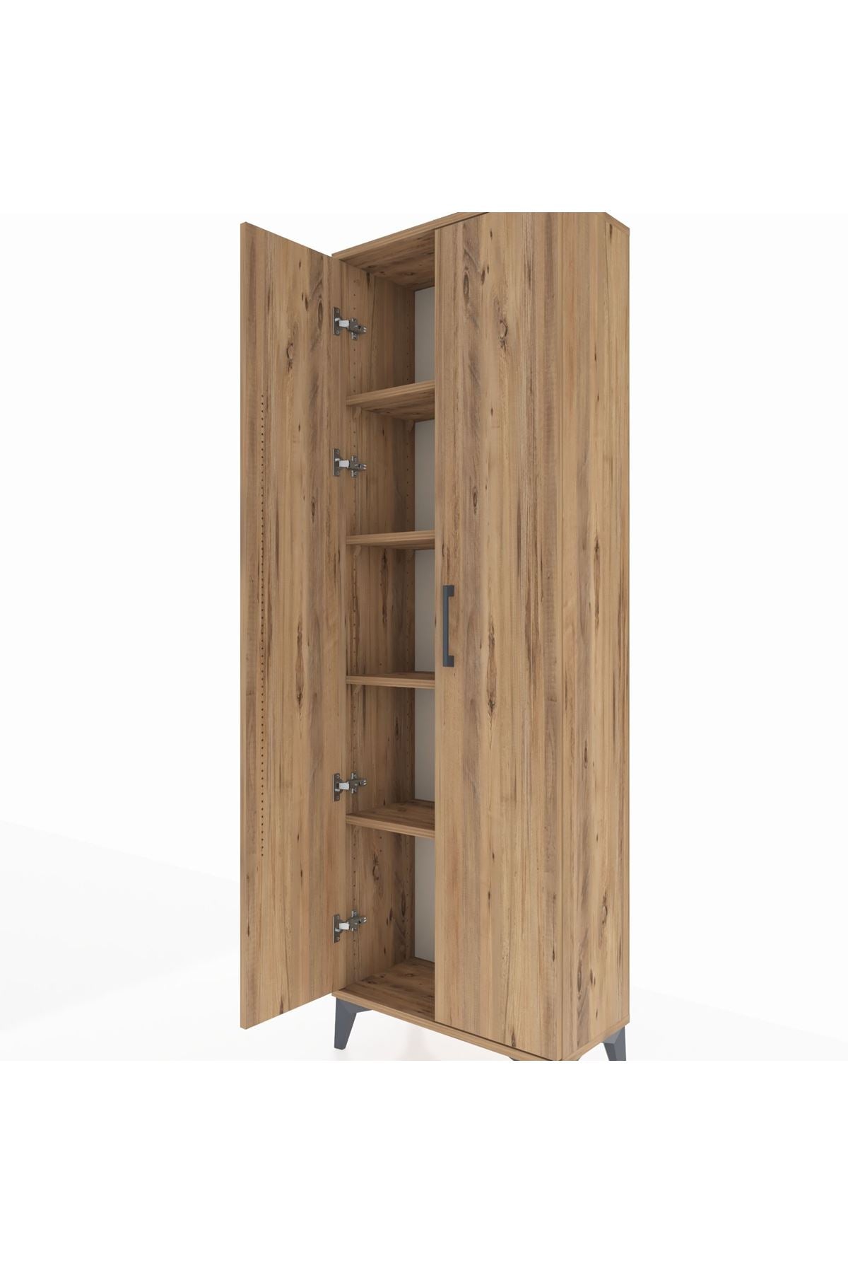 Arges Dolap 4 Raflı 2 Kapaklı 60x30x182 - S23M009V9A