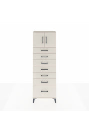 Arges Dolap Tek Raflı 7 Çekmeceli 2 Kapaklı 60x30x182 - S23M010V1A