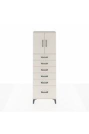 Arges Dolap 2 Raflı 6 Çekmeceli 2 Kapaklı 60x30x182 - S23M011V1A