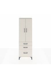 Arges Dolap 4 Raflı 3 Çekmeceli 2 Kapaklı 60x30x182 - S23M014V1A