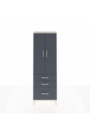 Arges Dolap 4 Raflı 3 Çekmeceli 2 Kapaklı 60x30x182 - S23M014V2A