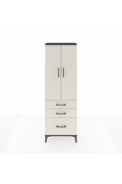 Arges Dolap 4 Raflı 3 Çekmeceli 2 Kapaklı 60x30x182 - S23M014V4A
