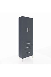 Arges Dolap 4 Raflı 3 Çekmeceli 2 Kapaklı 60x30x182 - S23M014V5A