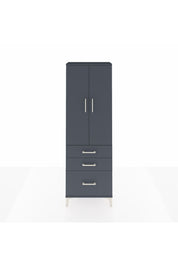 Arges Dolap 4 Raflı 3 Çekmeceli 2 Kapaklı 60x30x182 - S23M014V5A