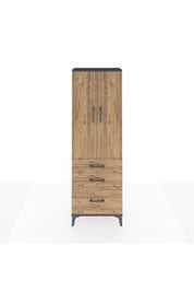Arges Dolap 4 Raflı 3 Çekmeceli 2 Kapaklı 60x30x182 - S23M014V6A