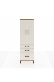 Arges Dolap 4 Raflı 3 Çekmeceli 2 Kapaklı 60x30x182 - S23M014V7A
