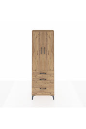 Arges Dolap 4 Raflı 3 Çekmeceli 2 Kapaklı 60x30x182 - S23M014V9A