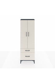 Arges Dolap 4 Raflı 2 Çekmeceli 2 Kapaklı 60x30x182 - S23M015V4A